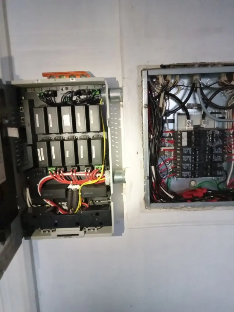 Electrical panel upgrade completed for Indoor Lighting Installation in Cedar Creek